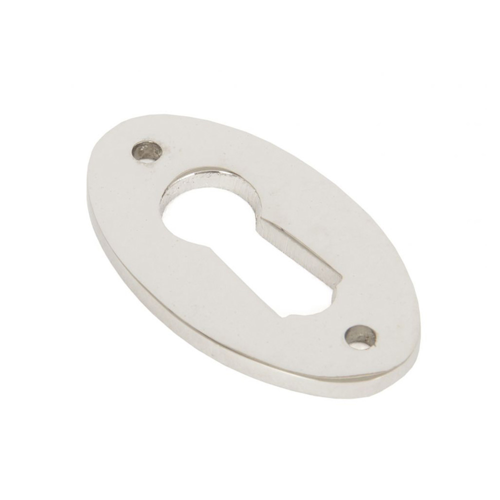 From the Anvil Oval Escutcheon - Polished Nickel